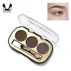 Miss Rose 3 Colors Eyebrow Powder
