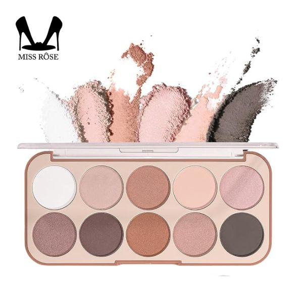 Miss Rose 10 Color Nude-Highlighter & Contour Kit