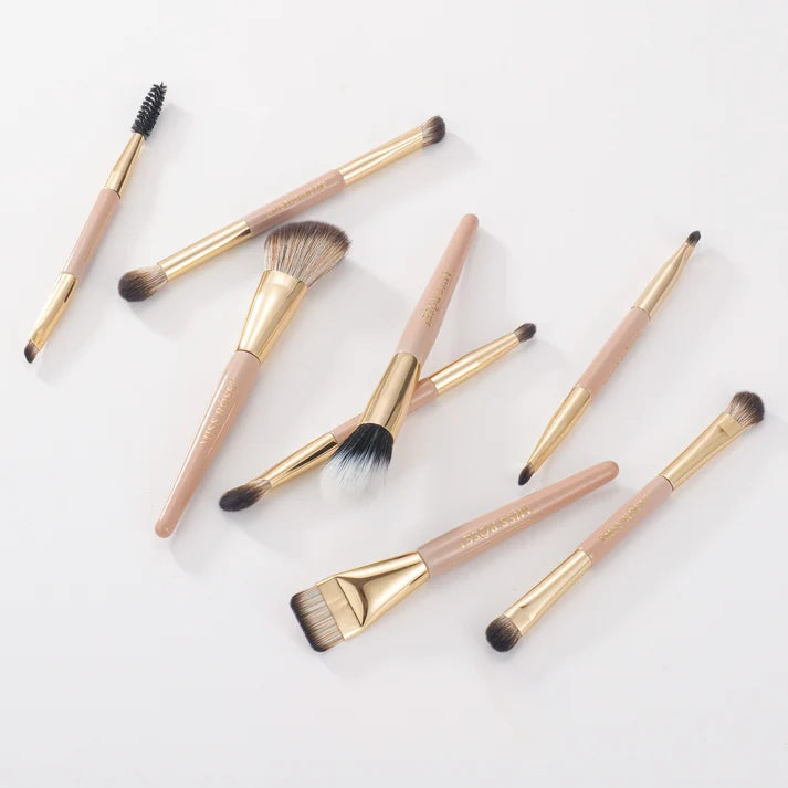 Miss Rose makeup brush set with 8 brush tips