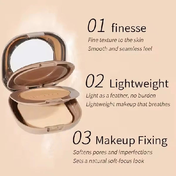 Rose Powder Matte Miss Rose Matte Pressed Powder: Long-Lasting, Oil Control, Lightweight ...