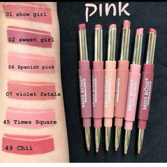2 in 1 Miss Rose Lipstick + Liner