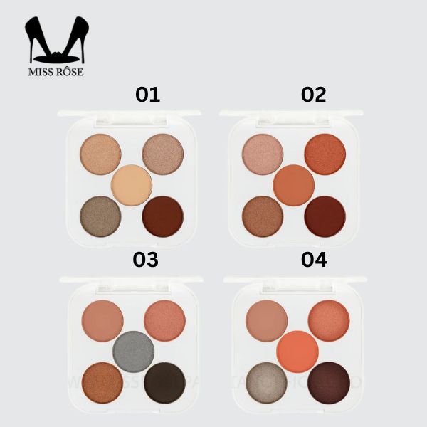 5 Color MissRose Eyeshadow Palette