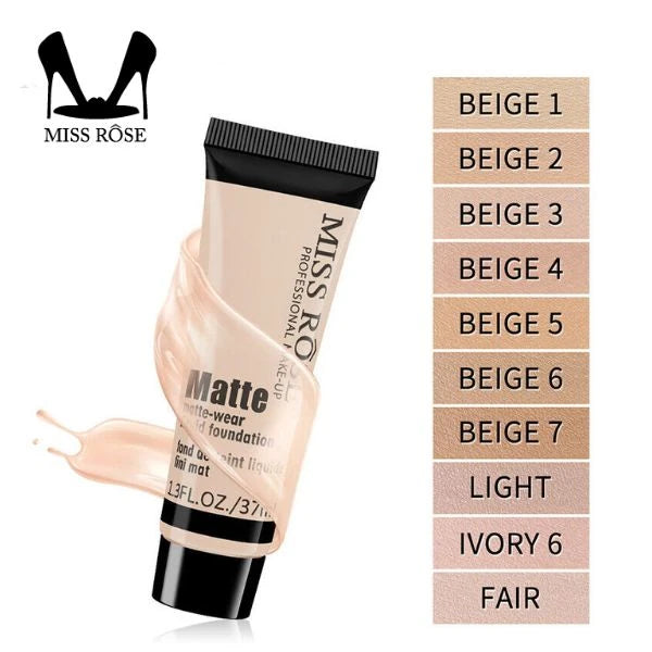 Full Coverage Miss Rose Matte Foundation – MissRose