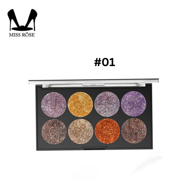 miss rose glitter palette